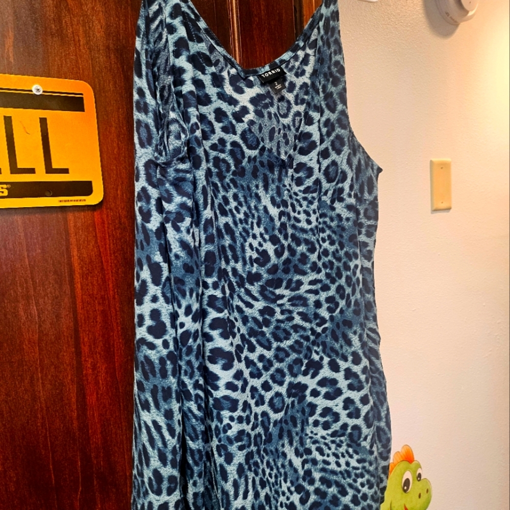 Blue Leopard Print yabk